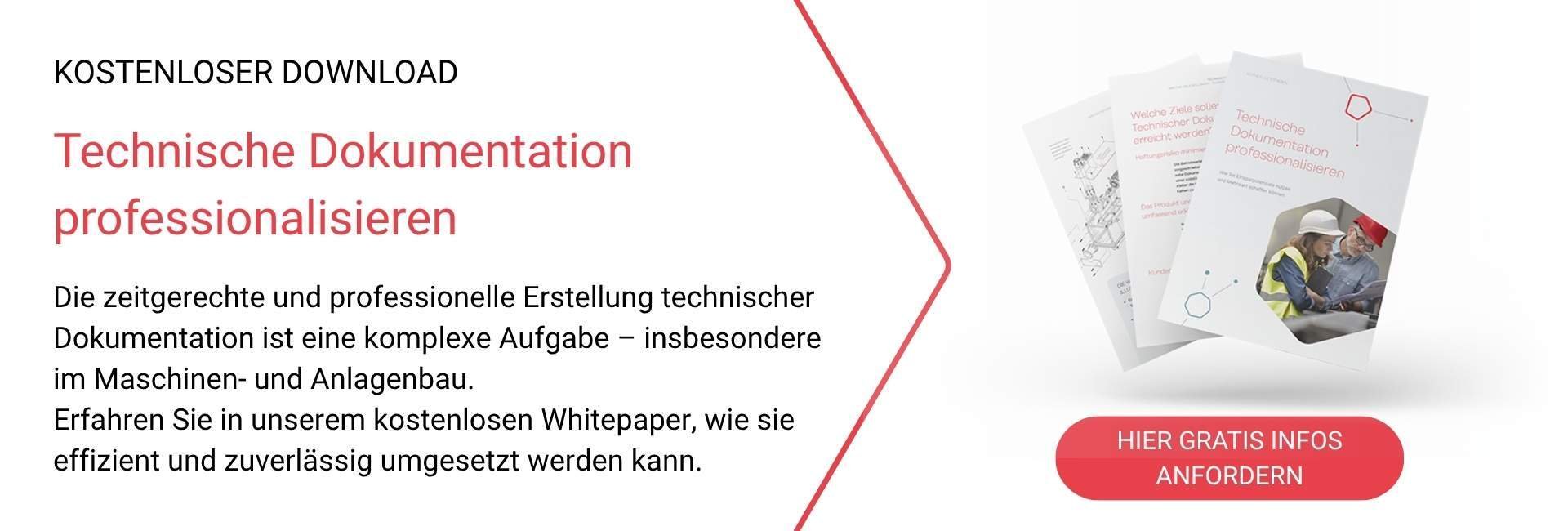 Störer Whitepaper Technische Dokumentation professionalisieren gratis Download 