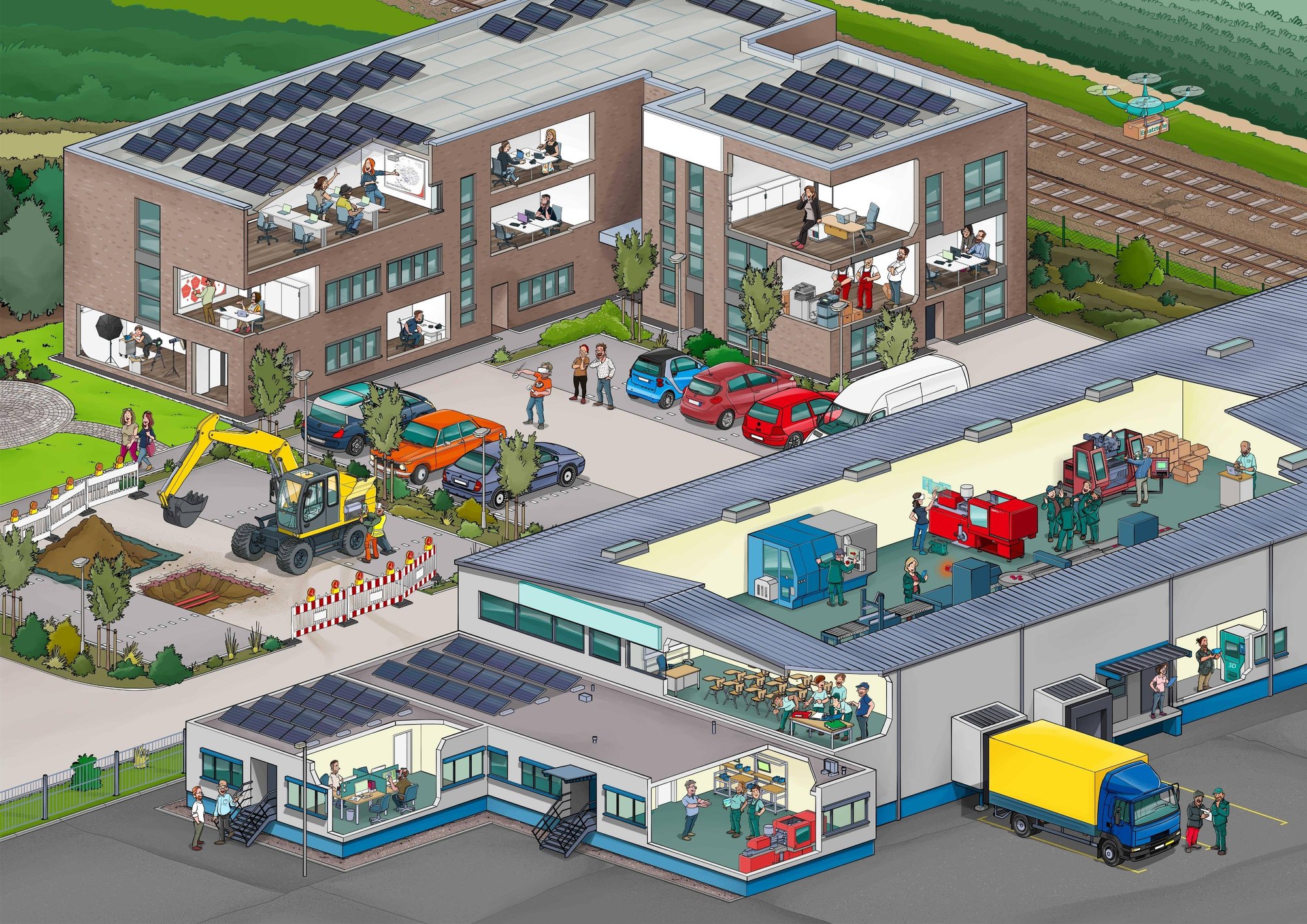 Wimmelbild komplett